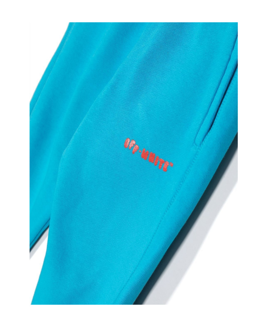 Off-white Signature Diag-stripe Track Pant In Blue