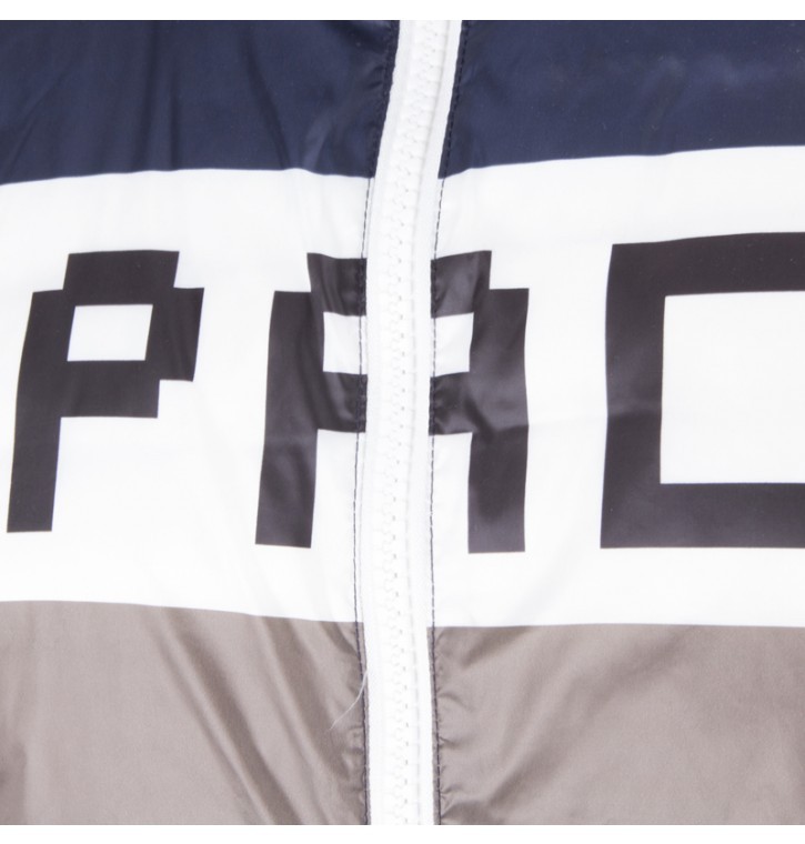 Iceberg Logo Details Down Jacket In Blue