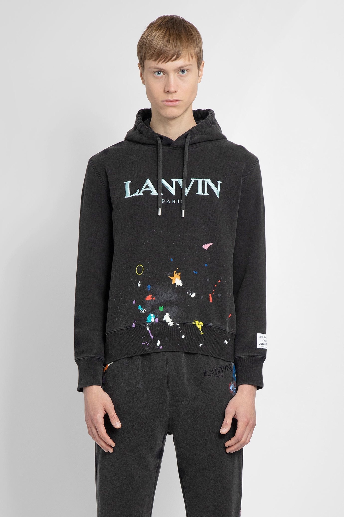 Lanvin Logo Sweater In Black