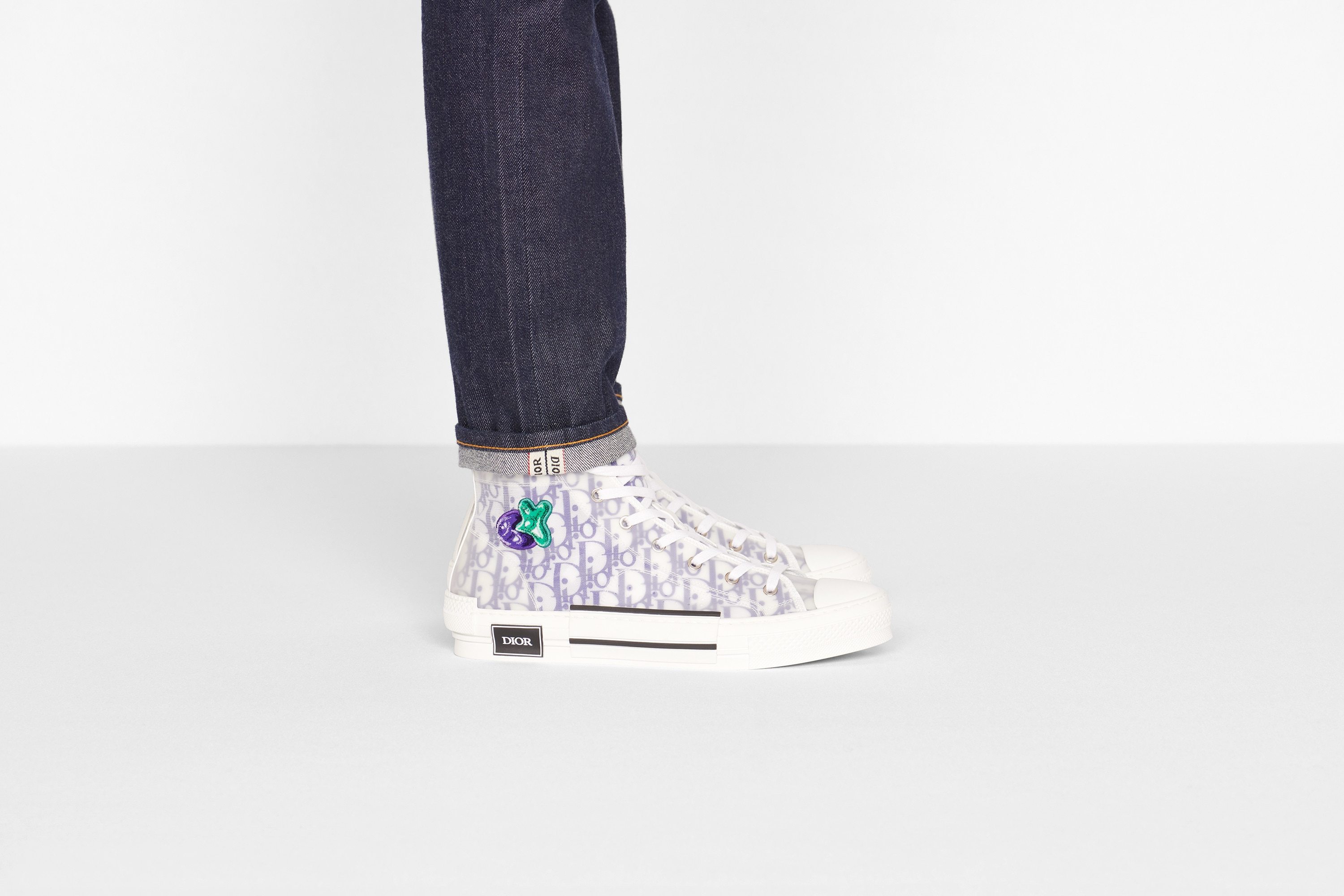 Dior Logo Casual Sports Shoes In White