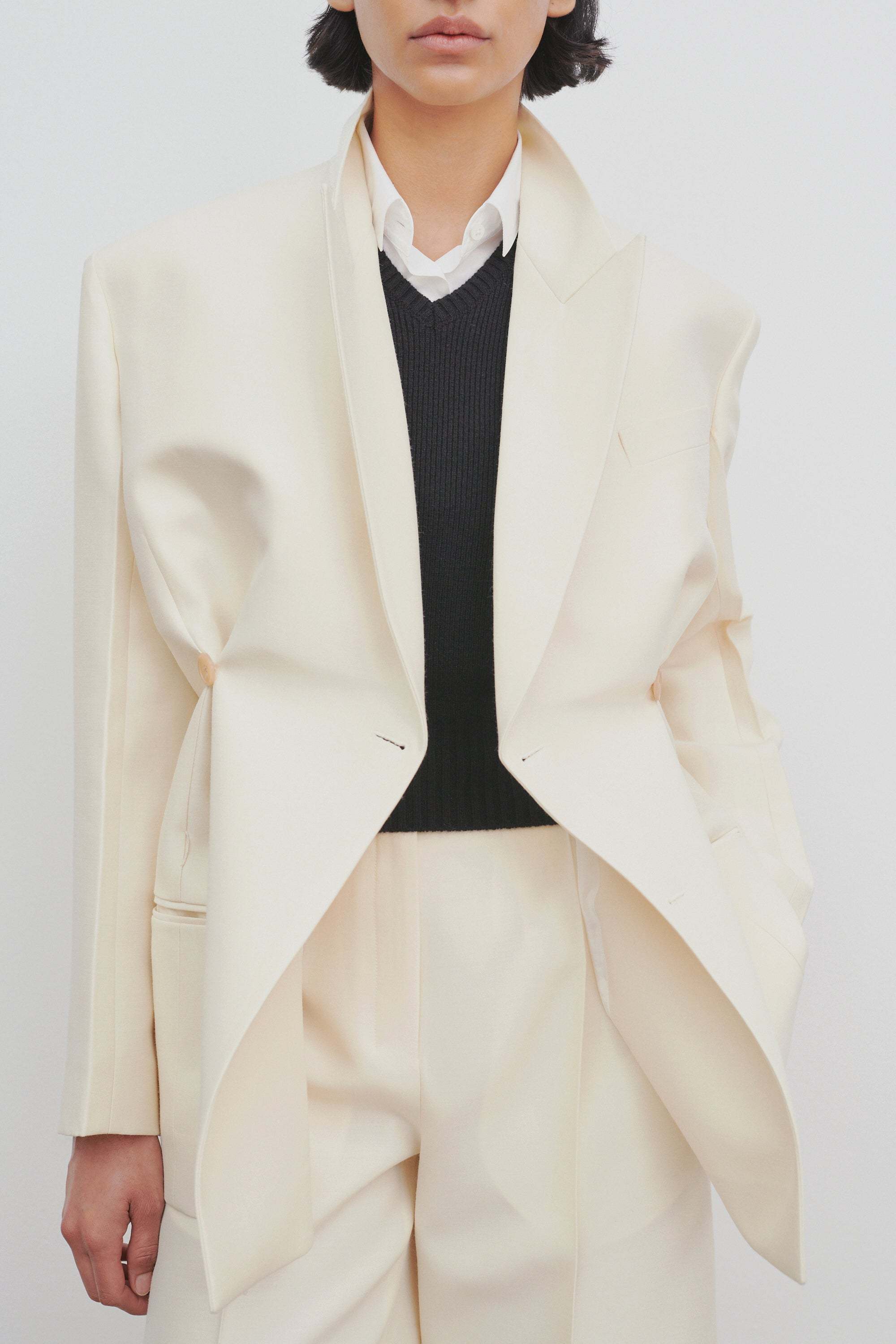 THE ROW COSIMA WOOL-SILK BLEND JACKET