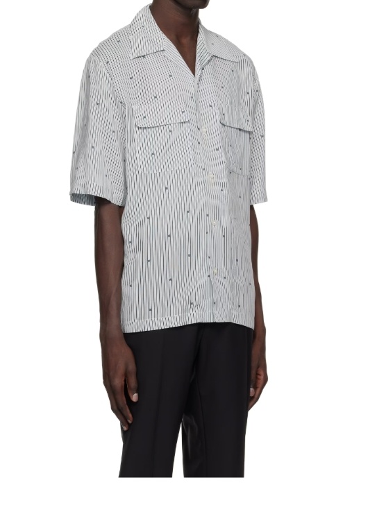 Amiri Lapel Short-sleeved Shirt In Multicolor