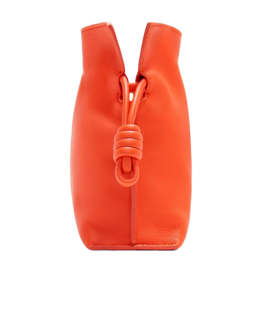Loewe Flamenco Mini Leather Bag In Orange