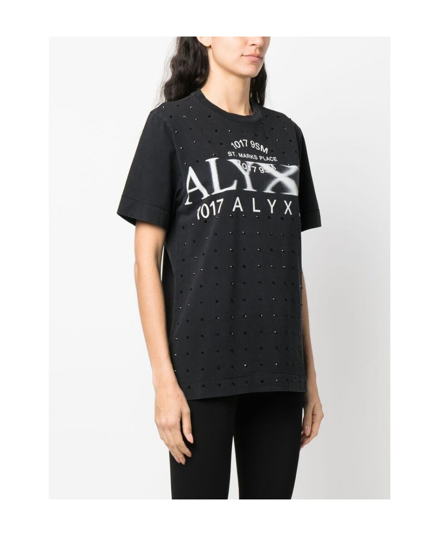 Alyx Water Drill Detail T-shirt In Black