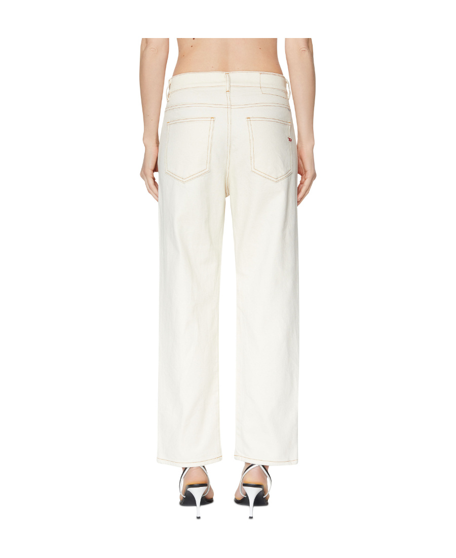 Shop Diesel 2000 Flared Jeans In White