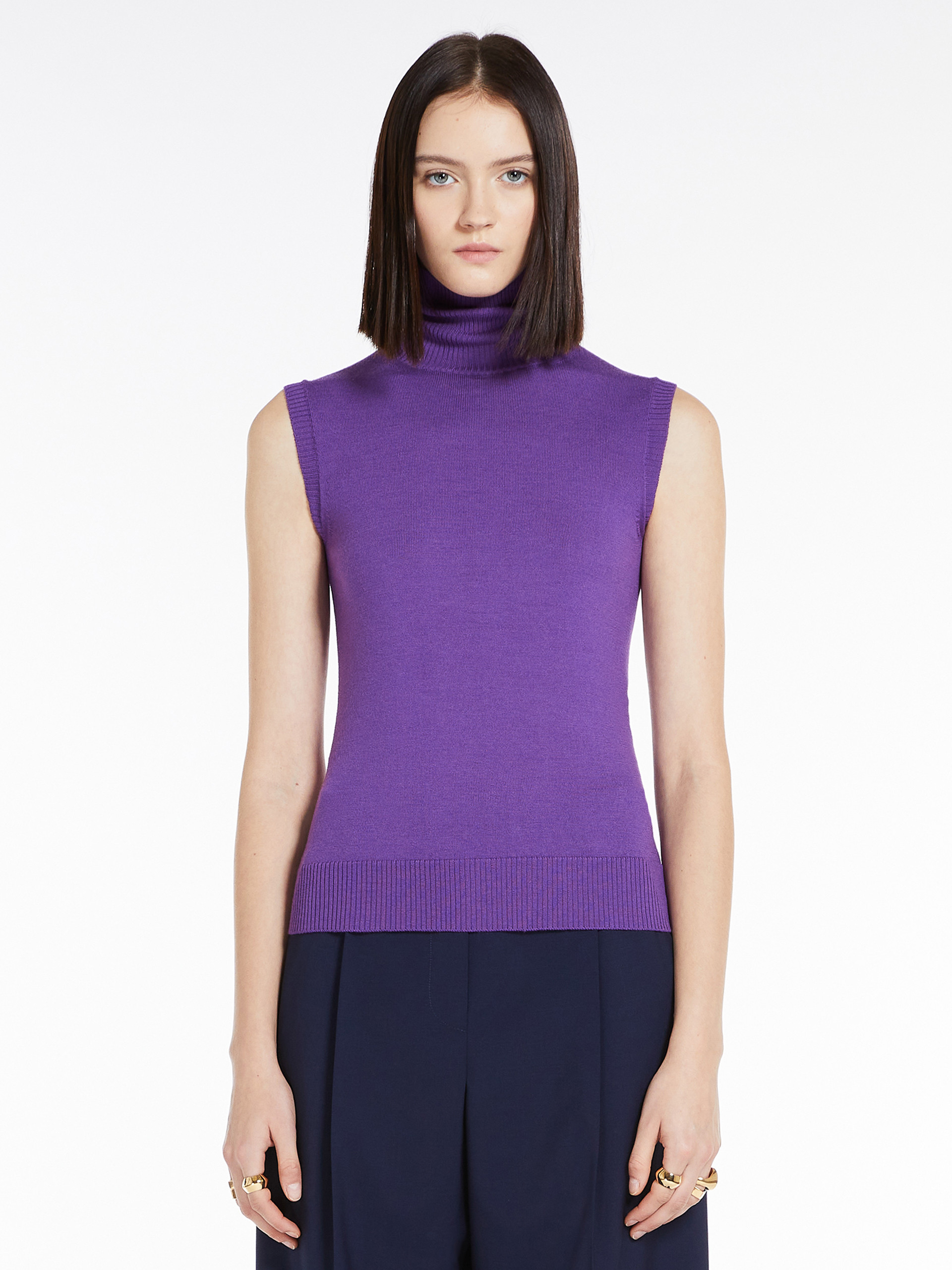 Sportmax Maglia A Lupetto Ardenza In Purple