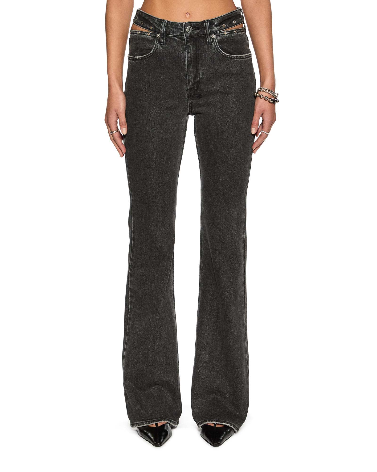 Ksubi Belt-loop Jeans In Black