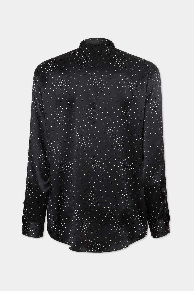 Dsquared2 Starry Night Tie Shirt In Black