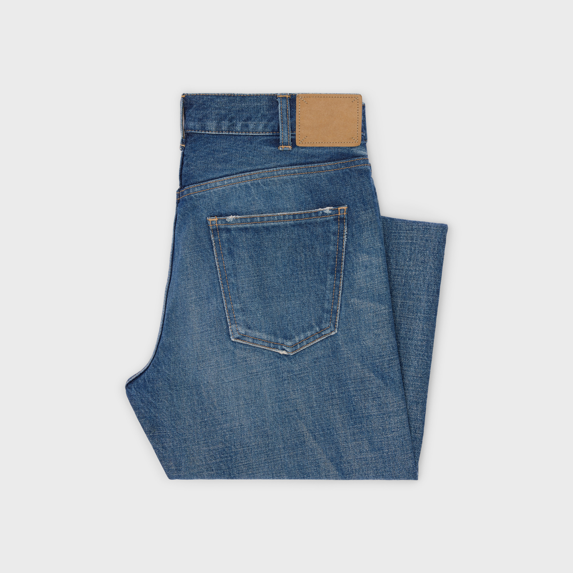 Celine Polly Straight-leg Cotton Jeans In Blue