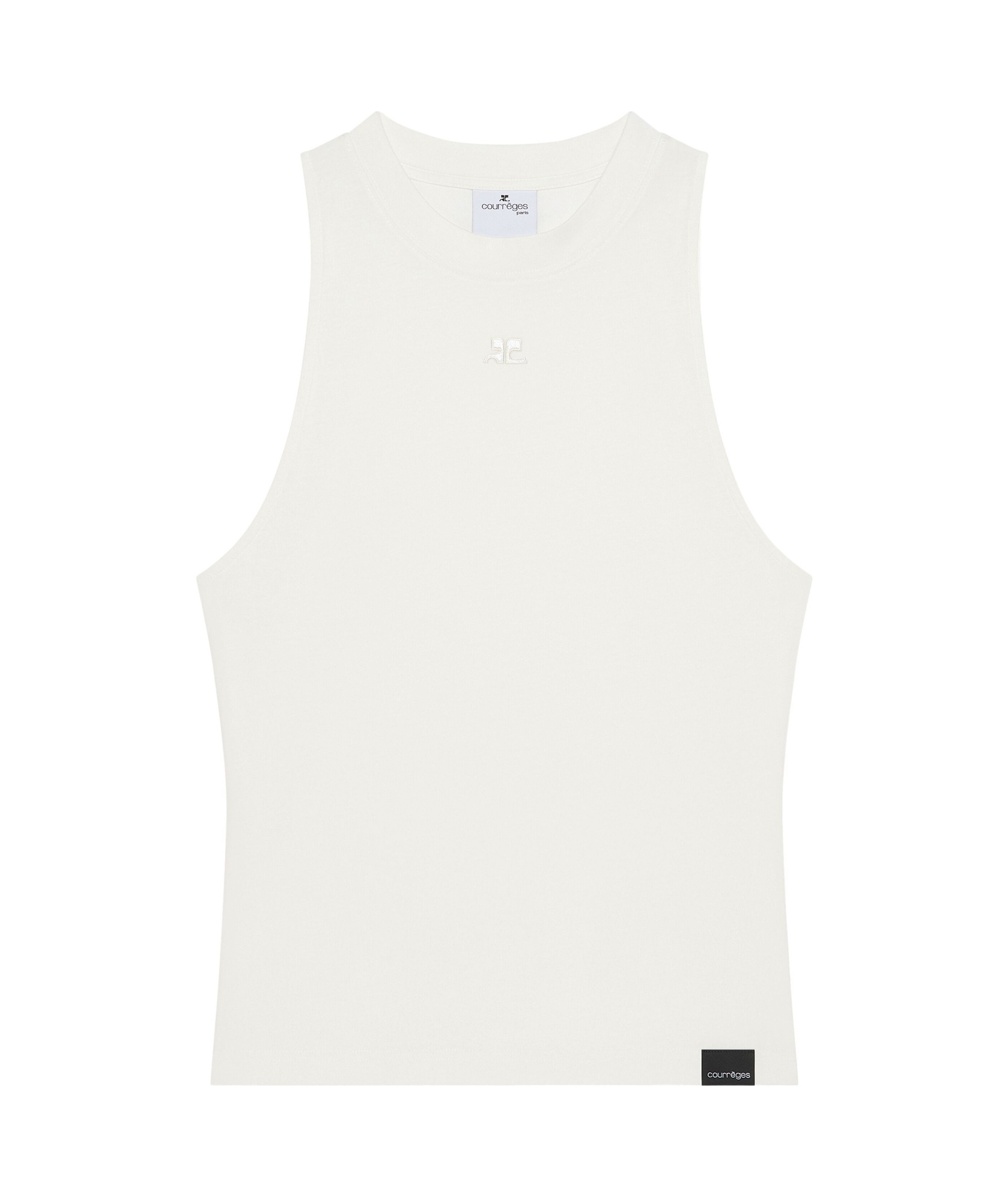 Shop Courrèges Round-neck Vest In White