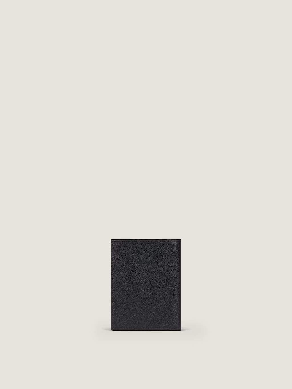 Givenchy Card Holder In Grained Leather In Black