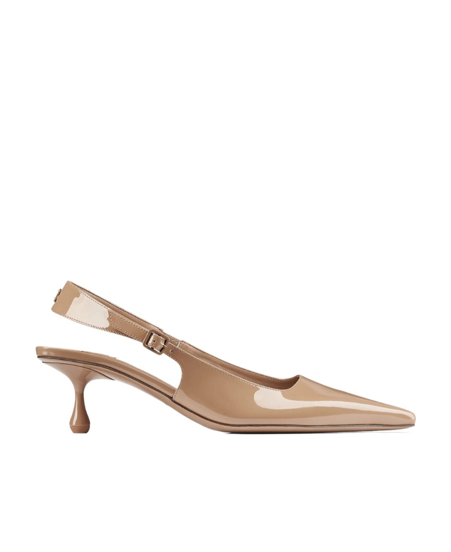 Jimmy Choo Slingback Dã©collet In Nude