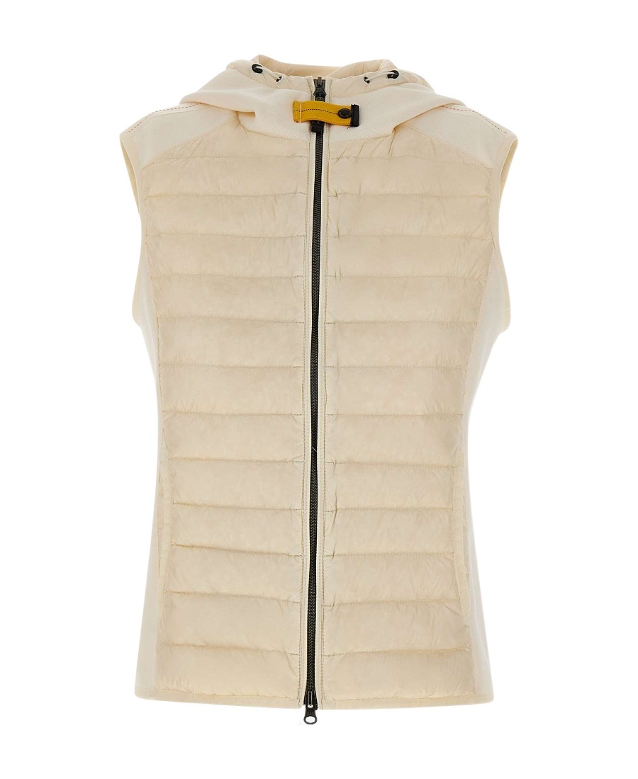 Parajumpers Zipper Down Vest In Nude