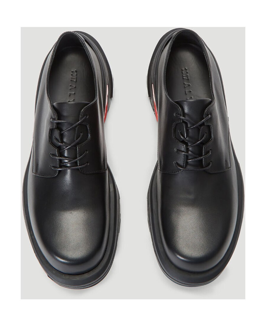 Alyx Lace Up Low Sneakers Removable Vibram Sole In Black