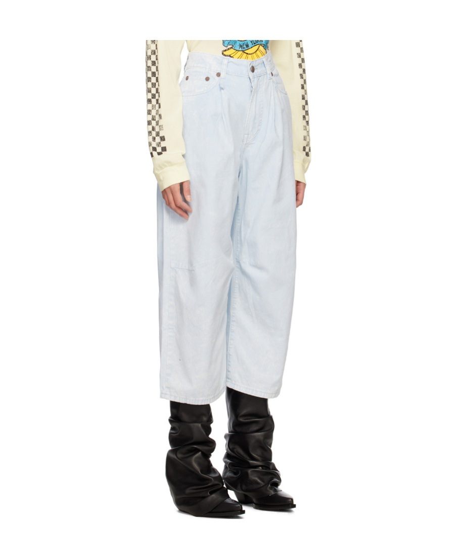 R13 Cropped Jeans In White