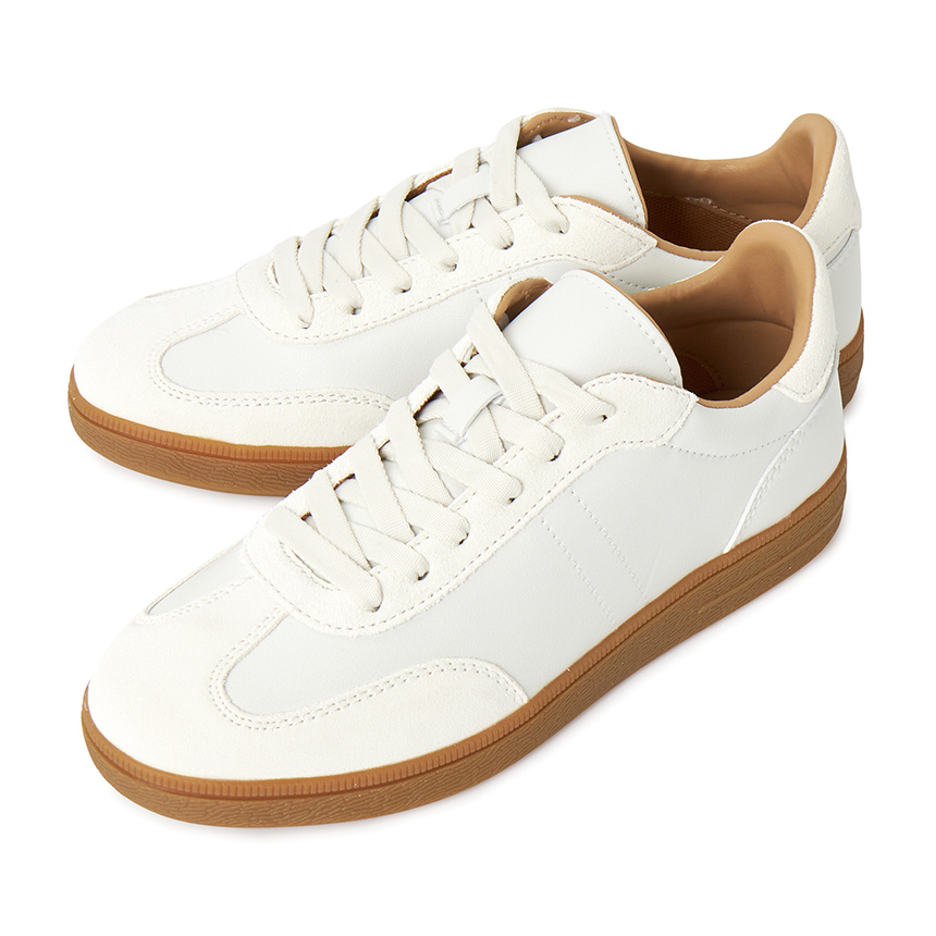 Max Mara Lace-up Sneakers In White