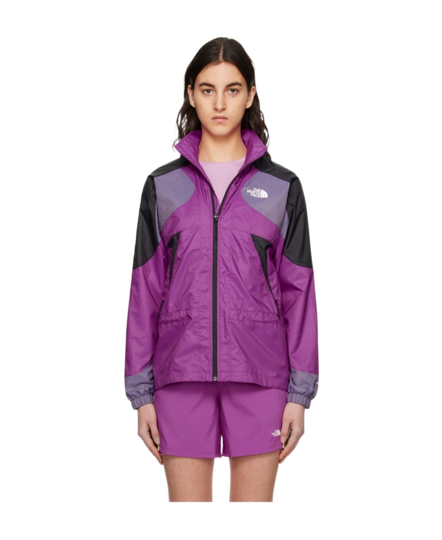 The North Face Tnf X Color-block Windwall Ripstop Jacket In Purple