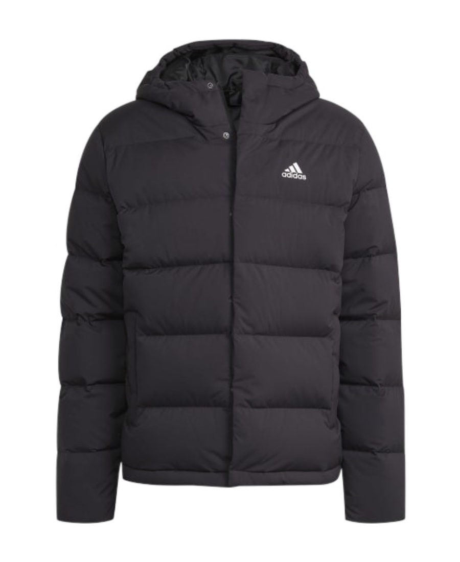 Adidas Originals Black Helionic Down Jacket In Black