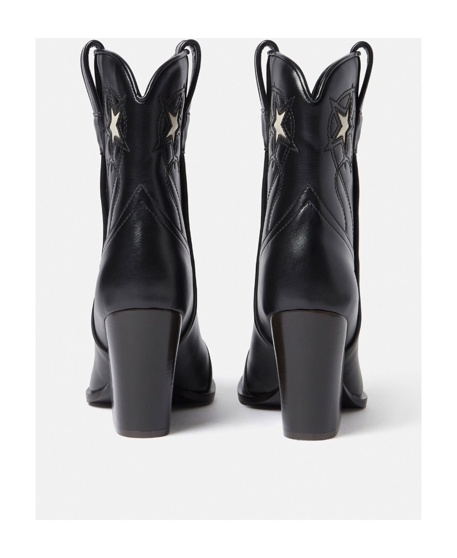 Stella Mccartney Logo Boots In Black
