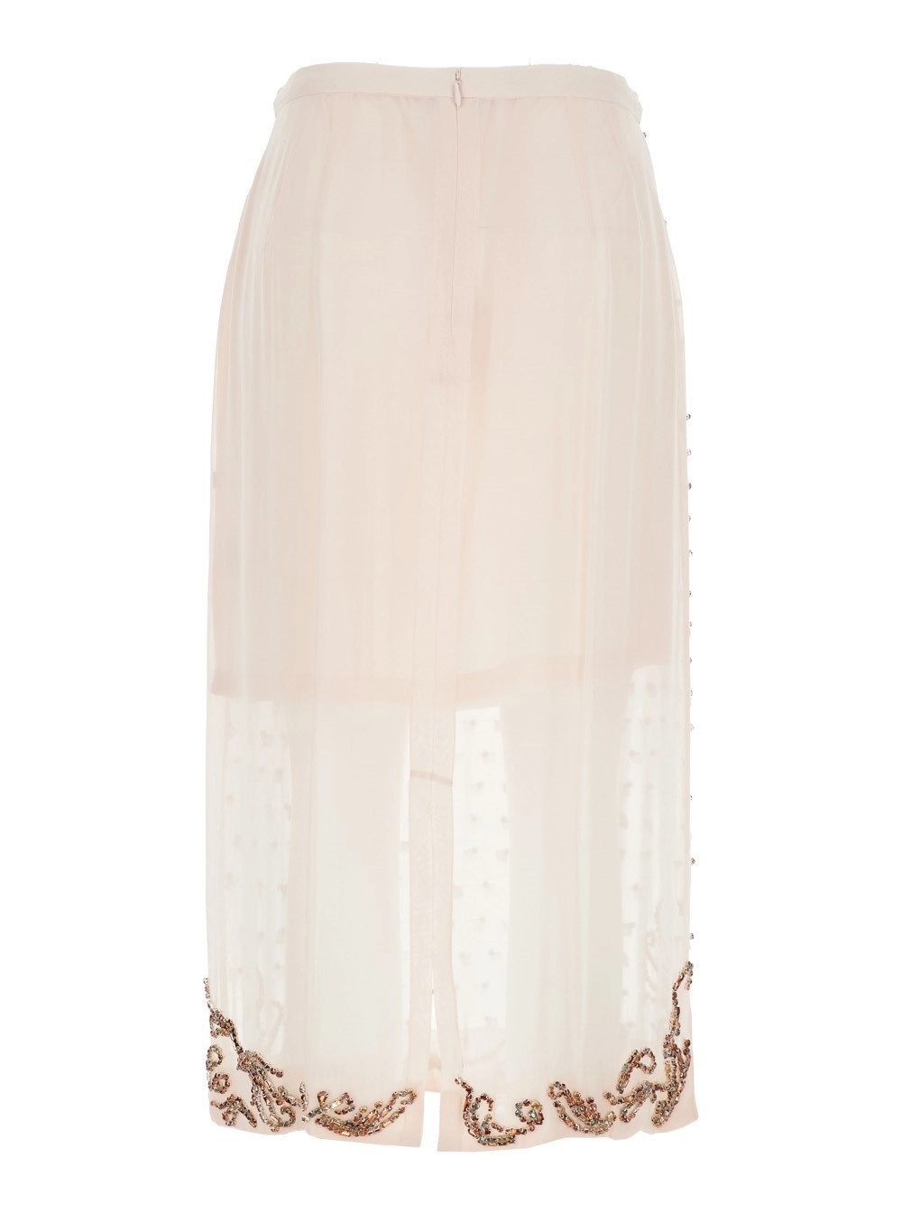 Dries Van Noten Sokna Embellished Midi Skirt In Multi
