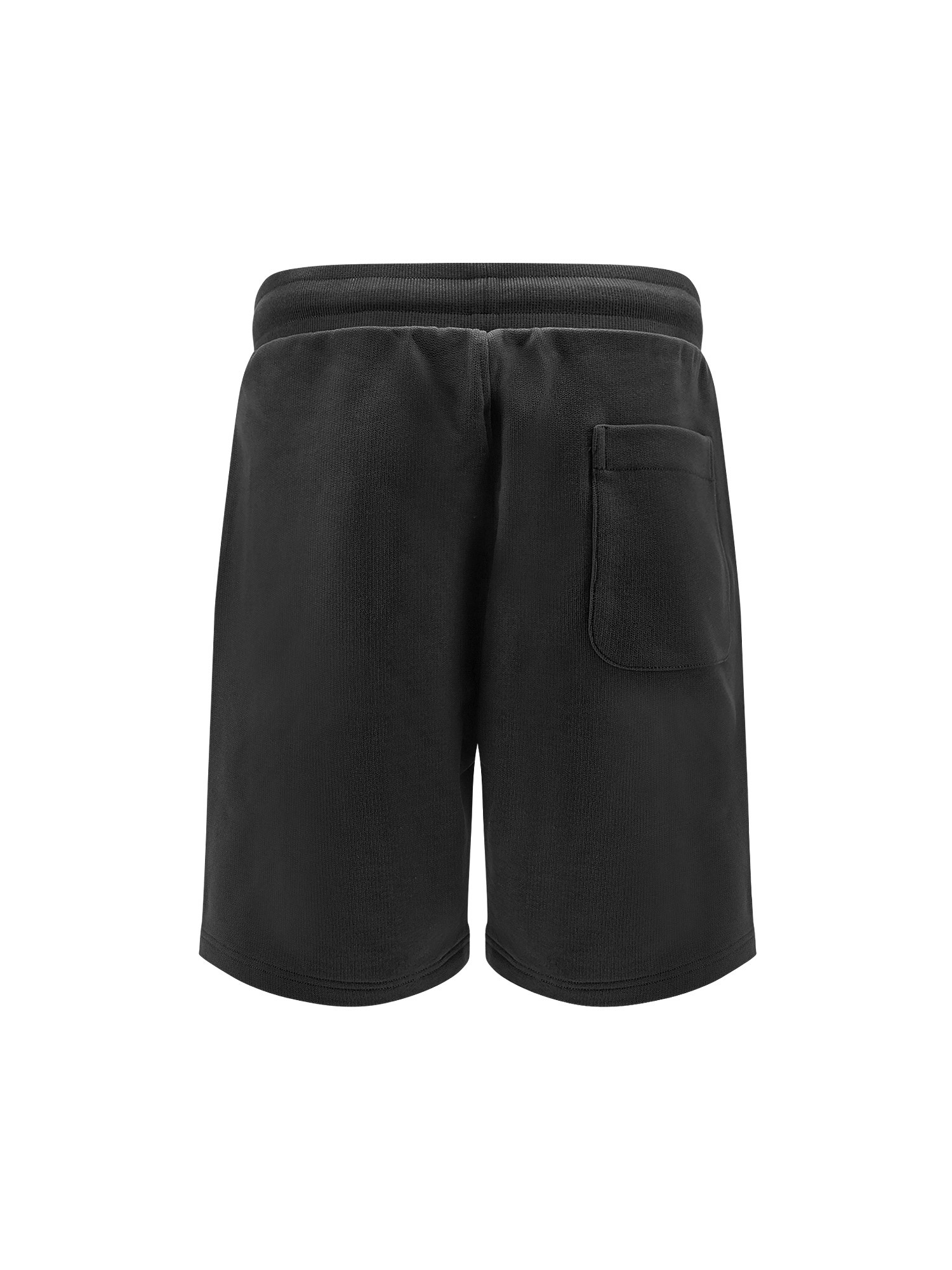 Ami Alexandre Mattiussi Ami Paris Ami De Coeur Logo Embossed Drawstring Shorts In Black