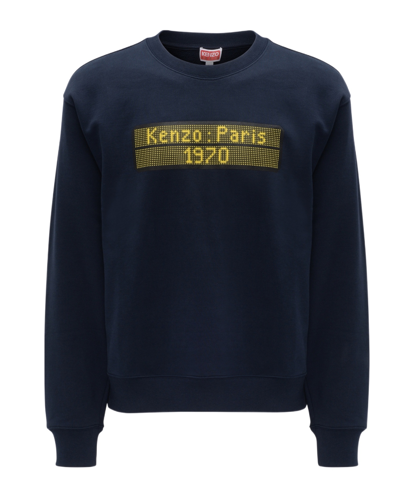 Kenzo Crew Neck Long Sleeve Sweatshirt In Blue