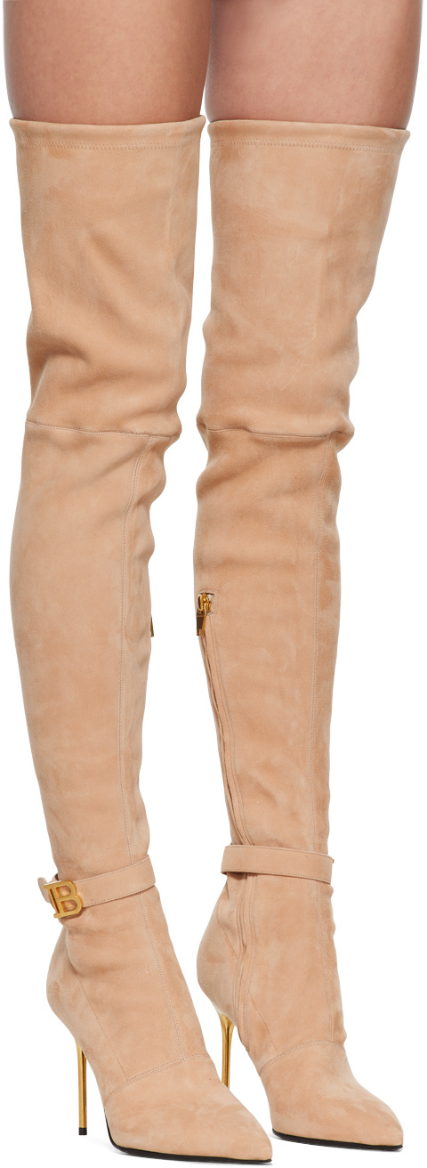 BALMAIN LOGO BOOTS