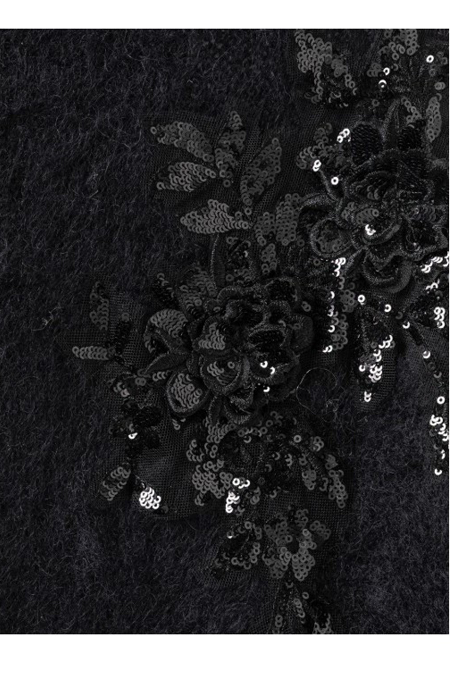 Blugirl Long-sleeved Dress In Black