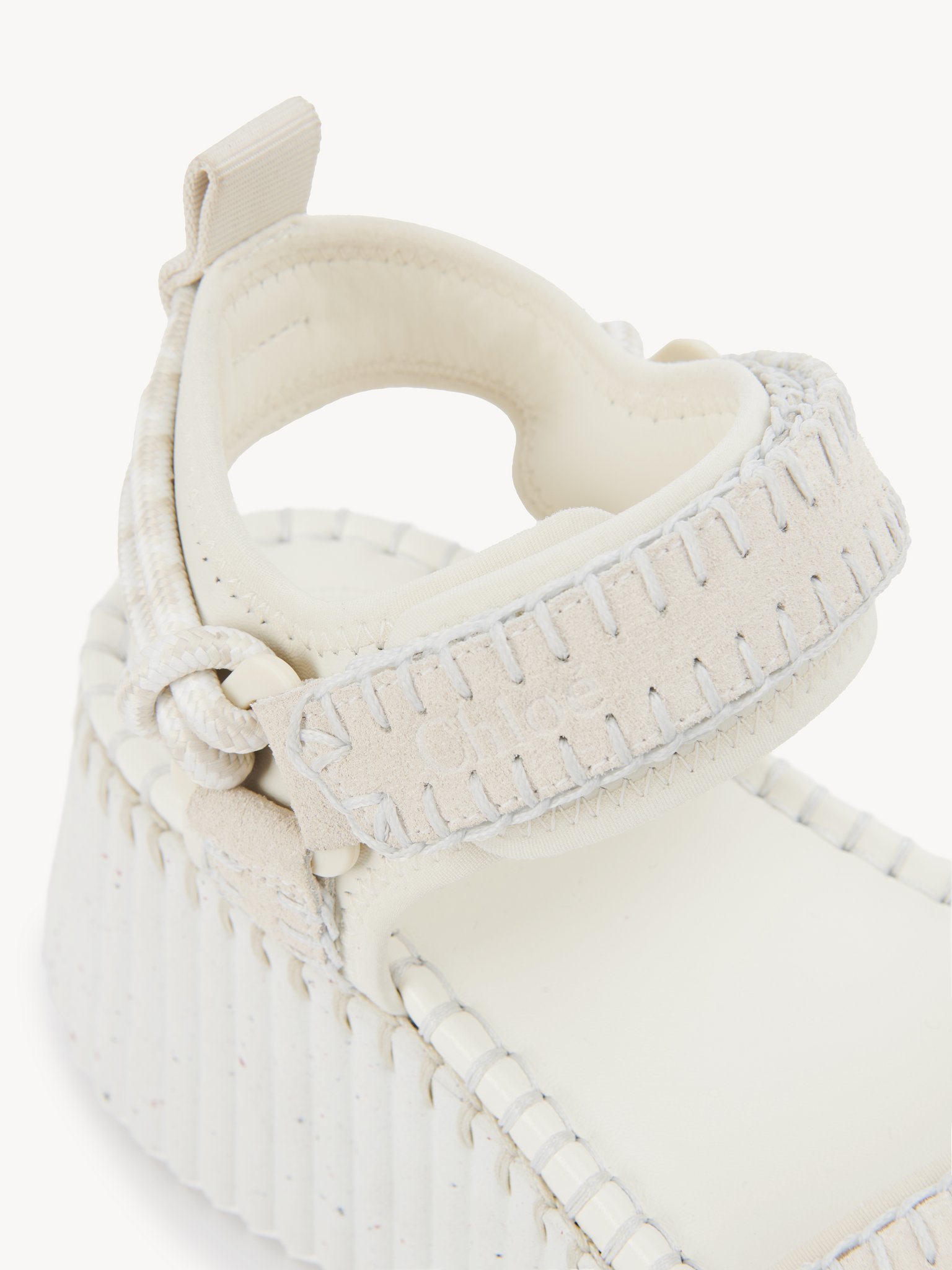Chloé Nama Sandals In White