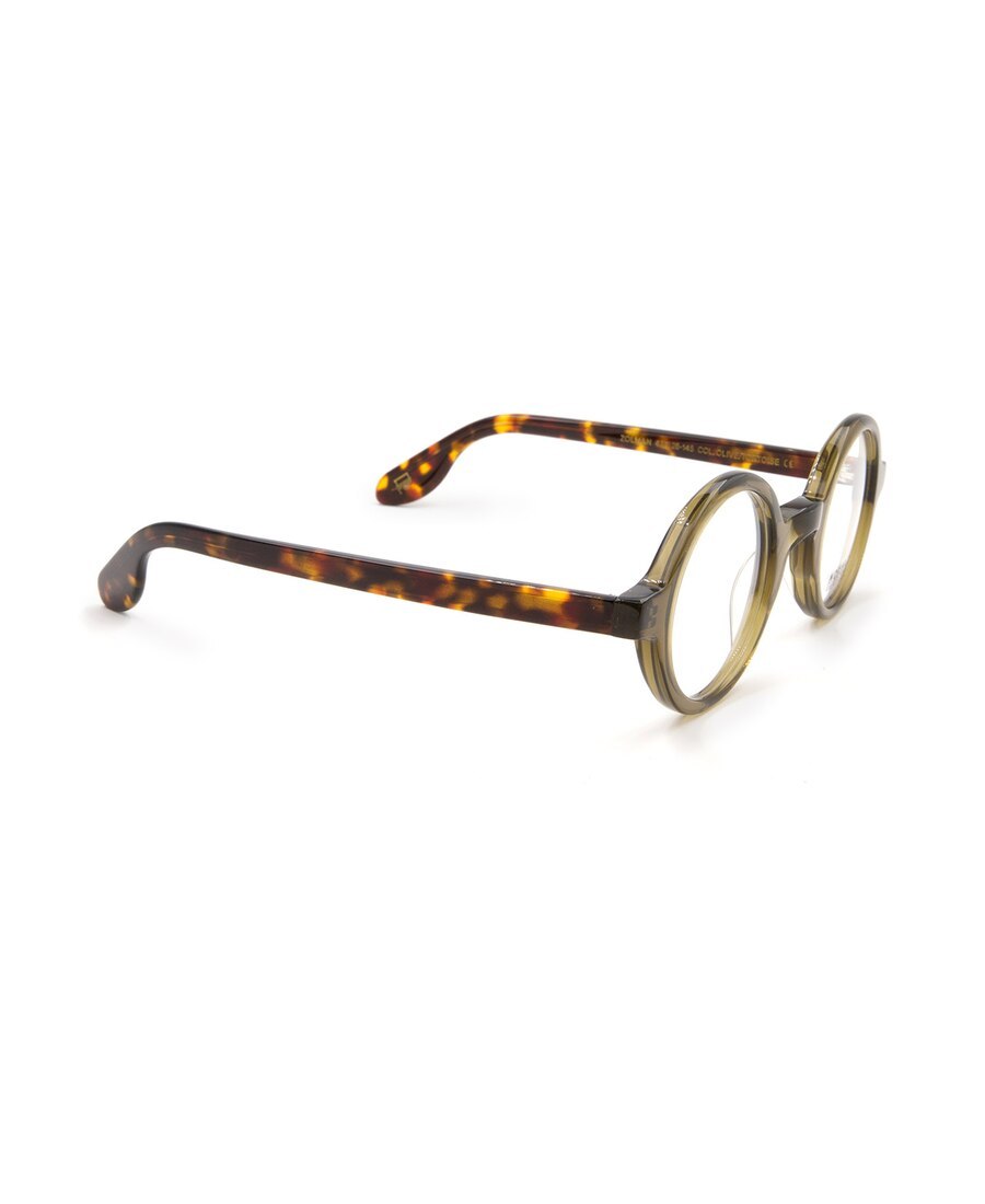 Moscot Zolman Round-frame Glasses In Green