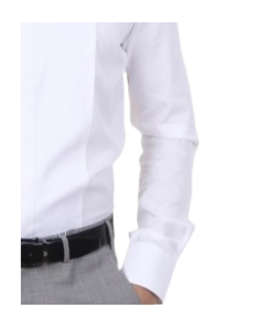 Armani Collezioni Cotton Long-sleeved Shirt In White