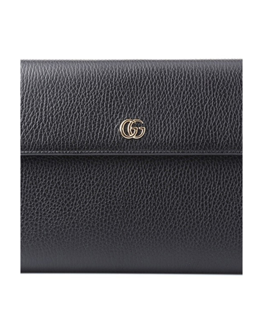 Gucci Yellow Gg Logo Handbag In Black