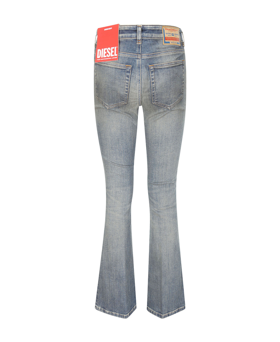 Shop Diesel 1969 D-ebbey Bootcut Jeans In Gray