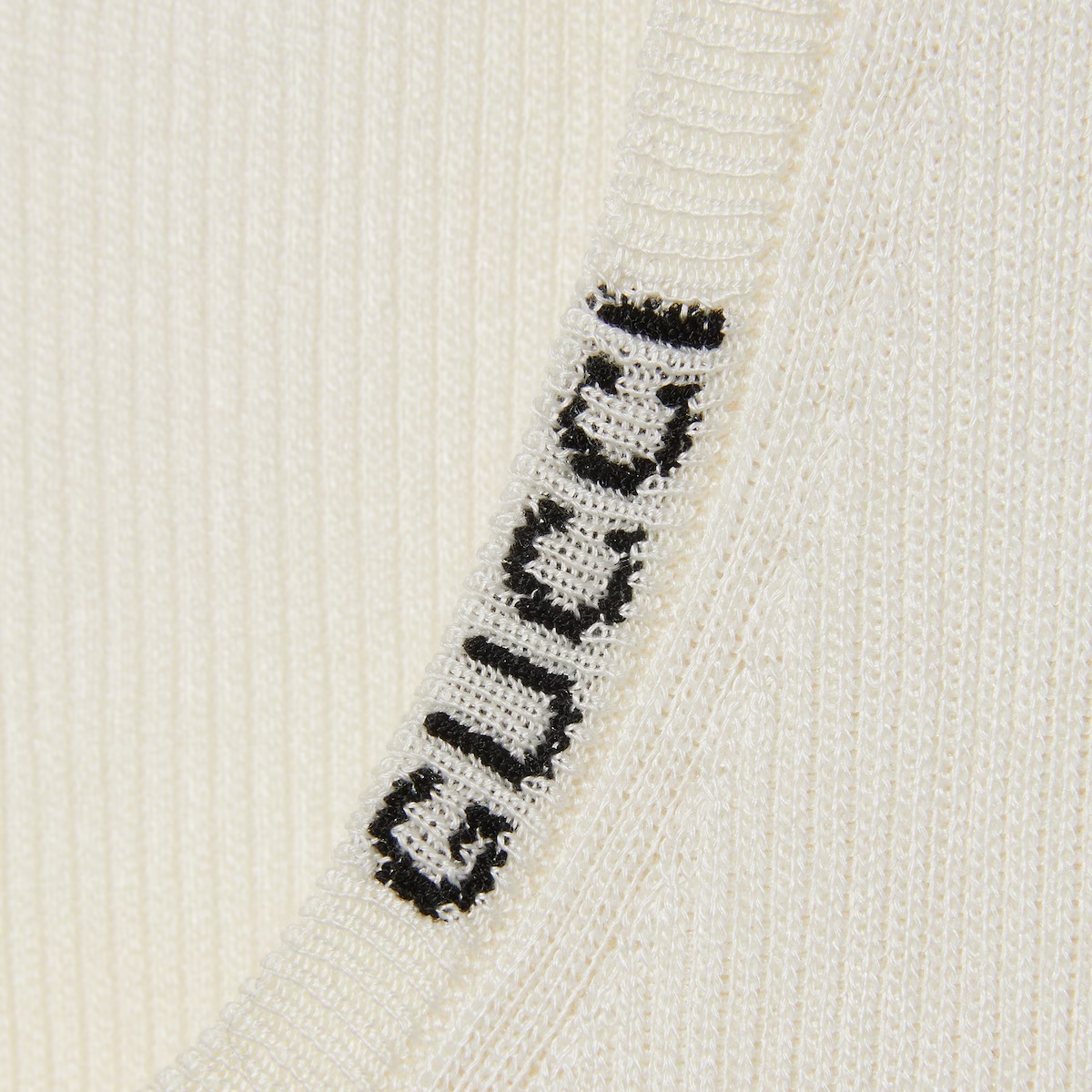 GUCCI RIB SILK TANK TOP