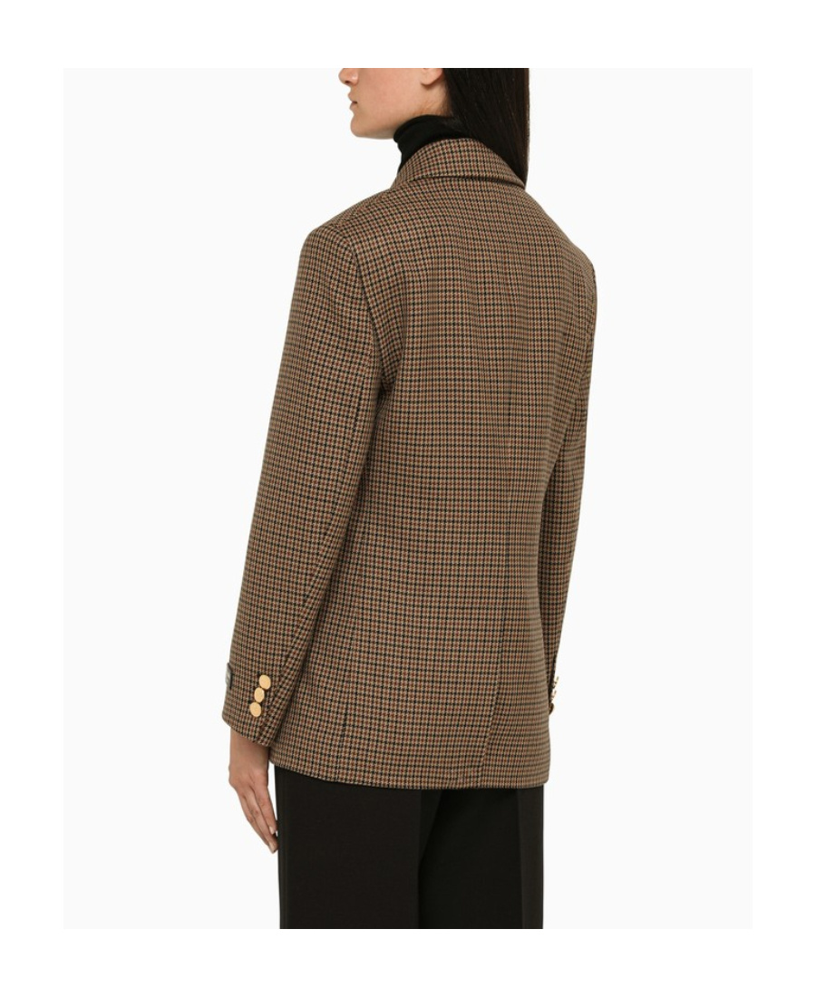 Prada Thousand Bird Suit Jacket In Brown