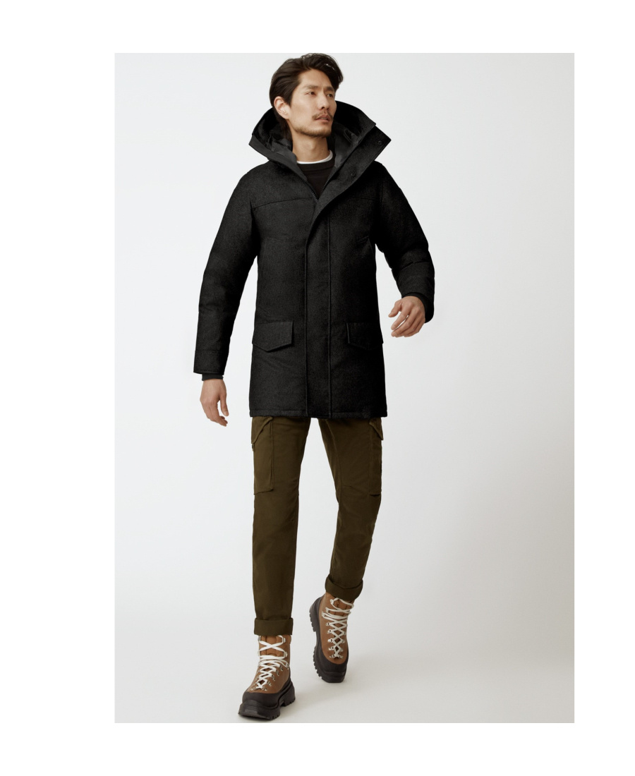Canada Goose Langford Parka Black Label In Black