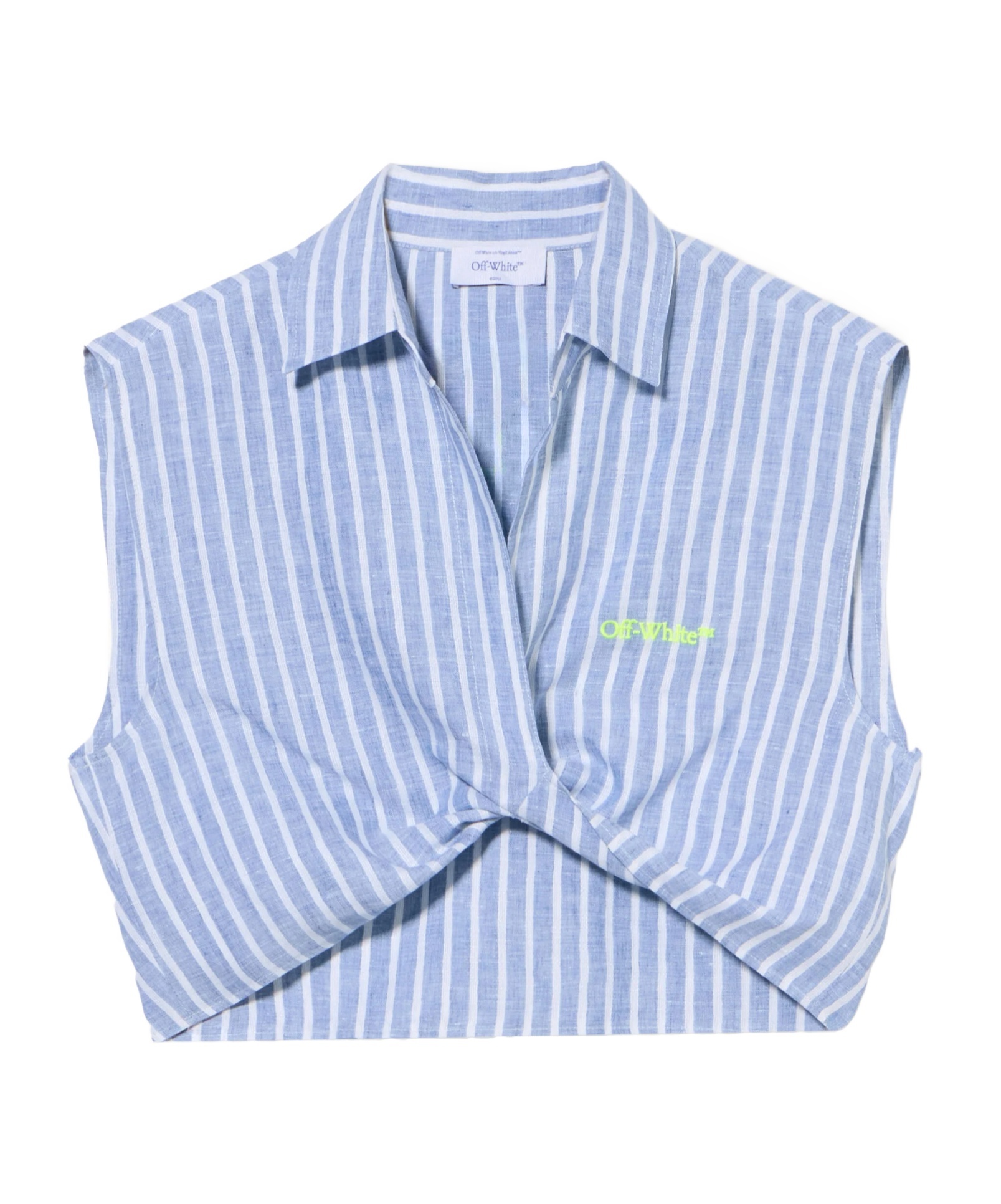 Off-white Striped Tank Top In Blue