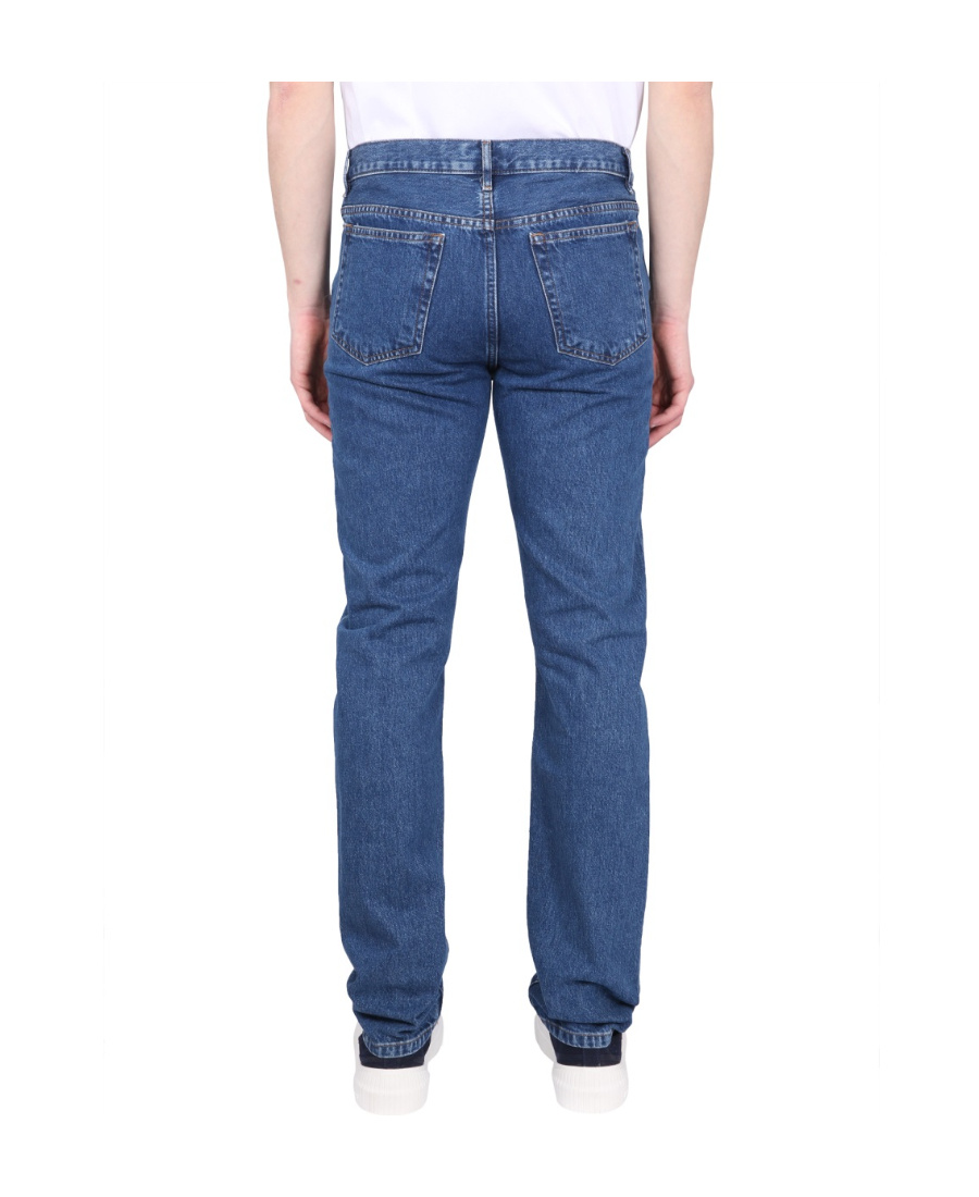 Apc Indigo Martin F Jeans In Blue