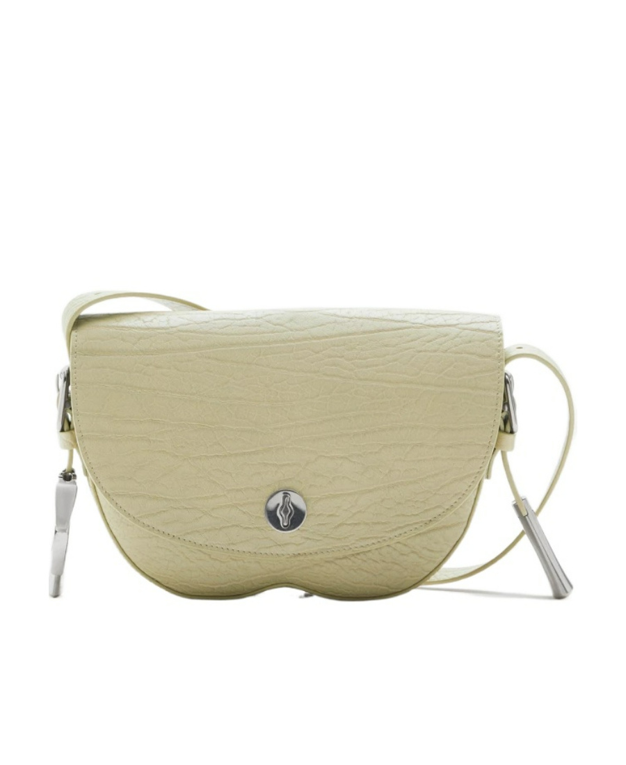 Burberry Chess Leather Crossbody Bag In Nude