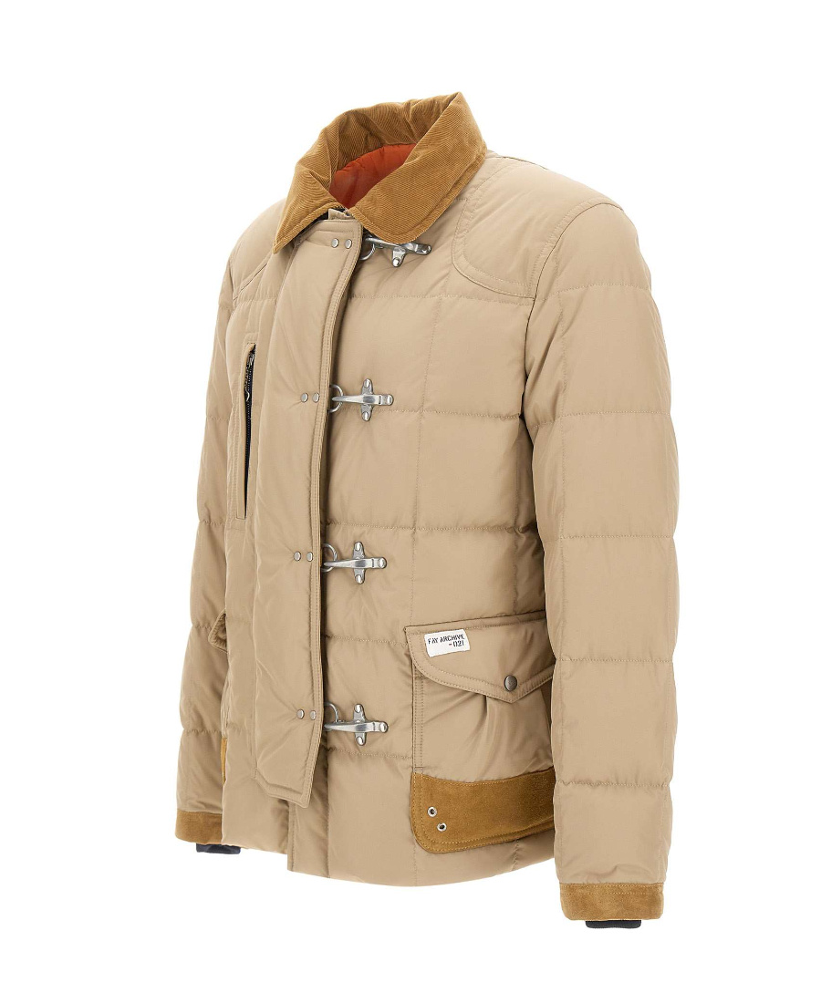 Fay 4 Ganci Piuma - Archive Jacket In Nude