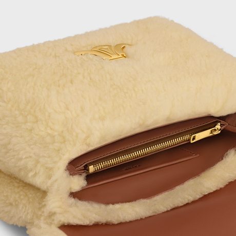 Celine Flip Shoulder Bag In Nude