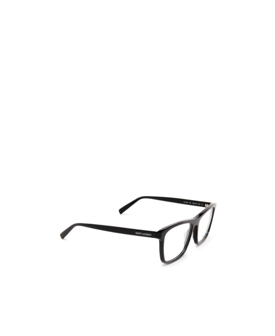 Saint Laurent Rectangular-frame Design Glasses In Black