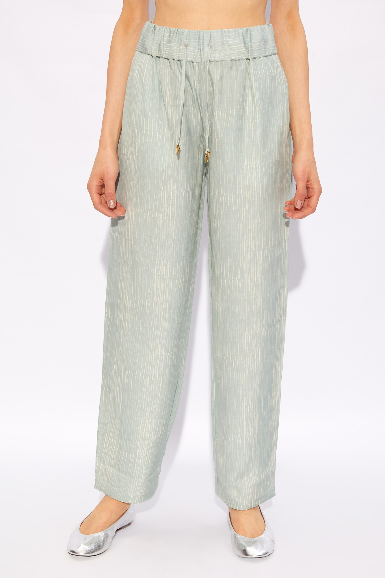 AERON AURORA DRAWSTRING PALAZZO TROUSERS