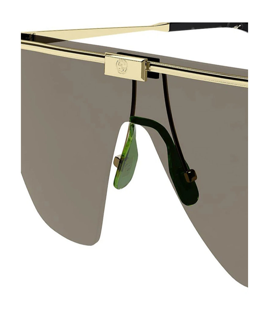 Gucci Mask-frame Sunglasses In Gray