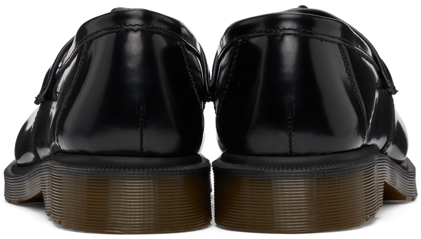 Dr. Martens' Black Leather Adrian Loafers In Black