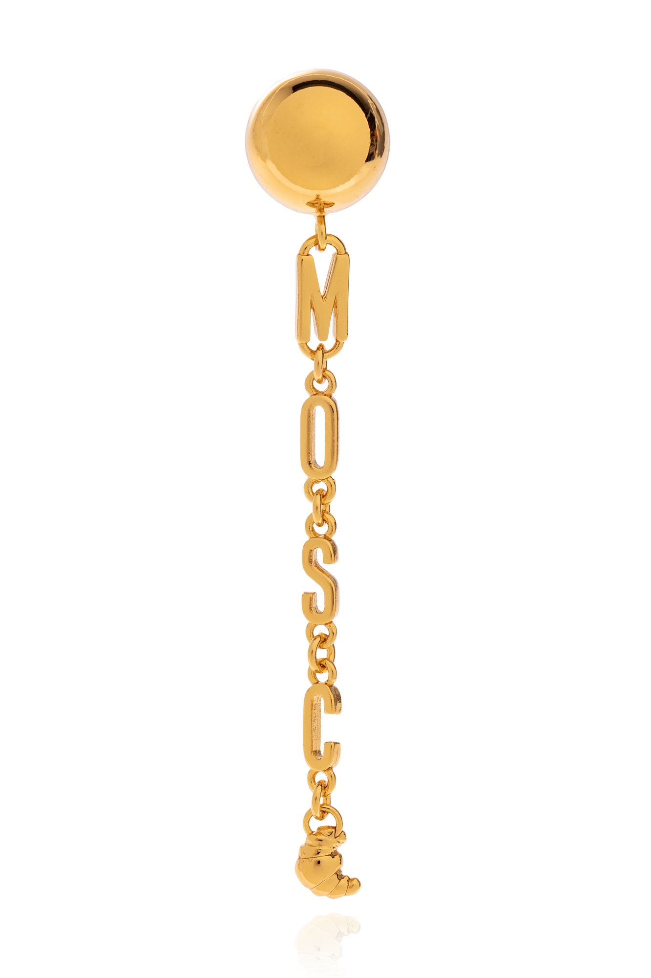Moschino Earrings With Pendant In Gold