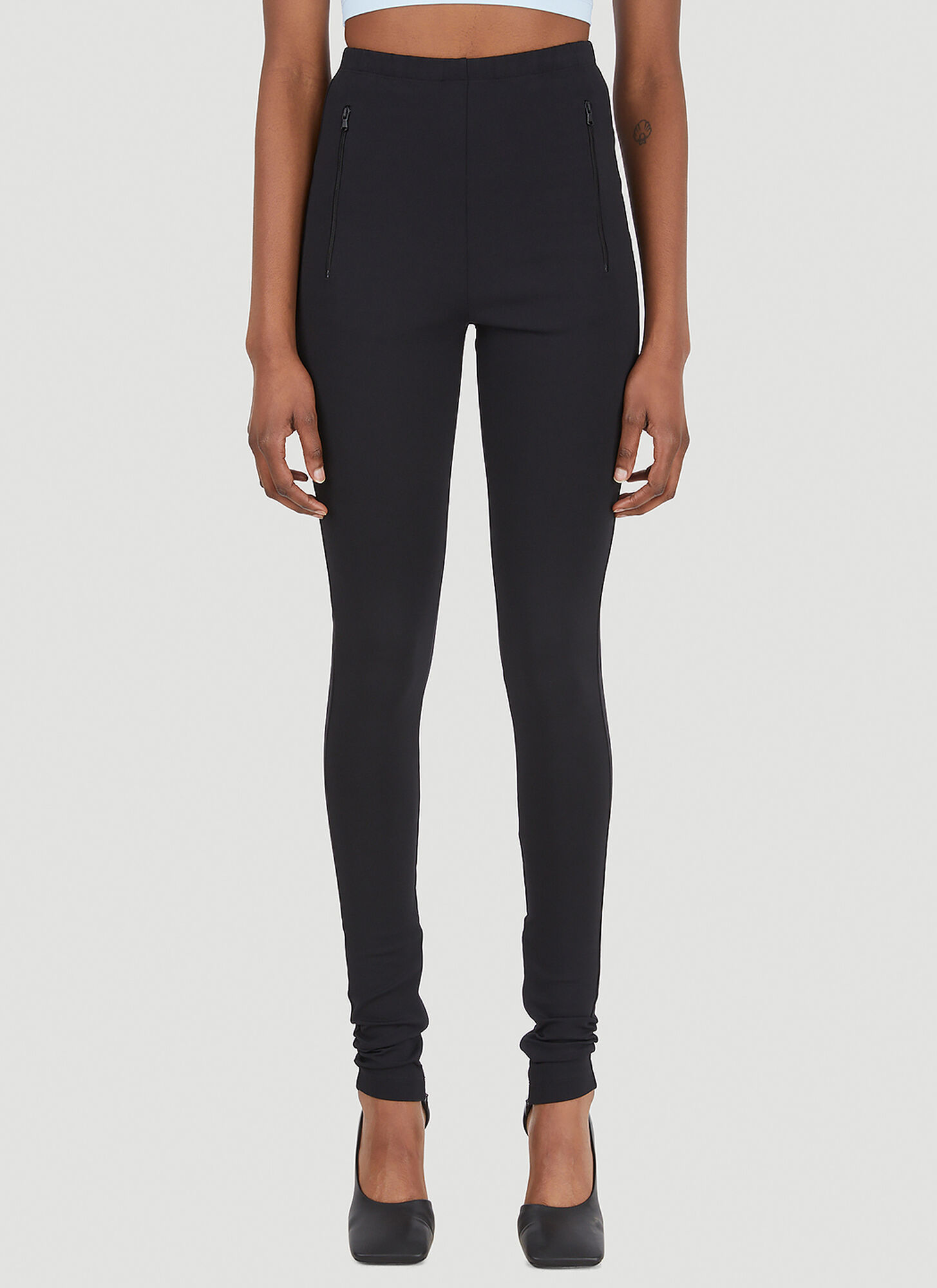 Shop Wardrobe.nyc X Browns 50 Side-split Leggings