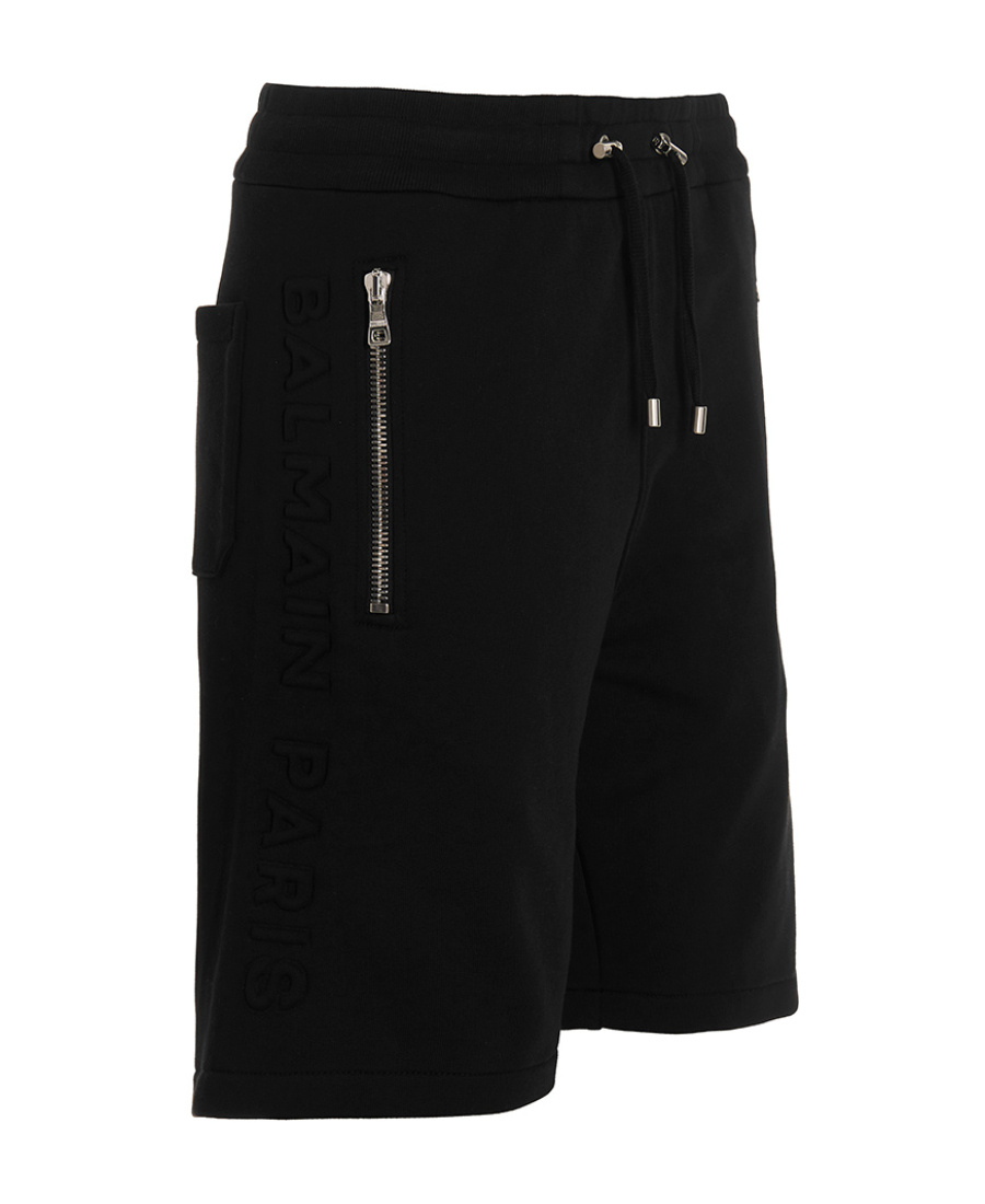 BALMAIN EMBOSSED BERMUDA SHORTS