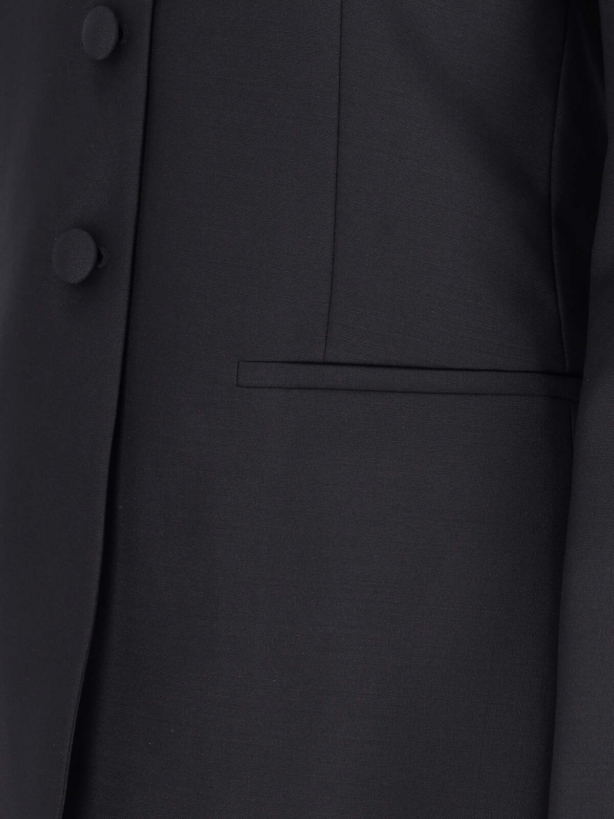 Rohe Róhe Róhe Single-breasted Blazer In Black In Black