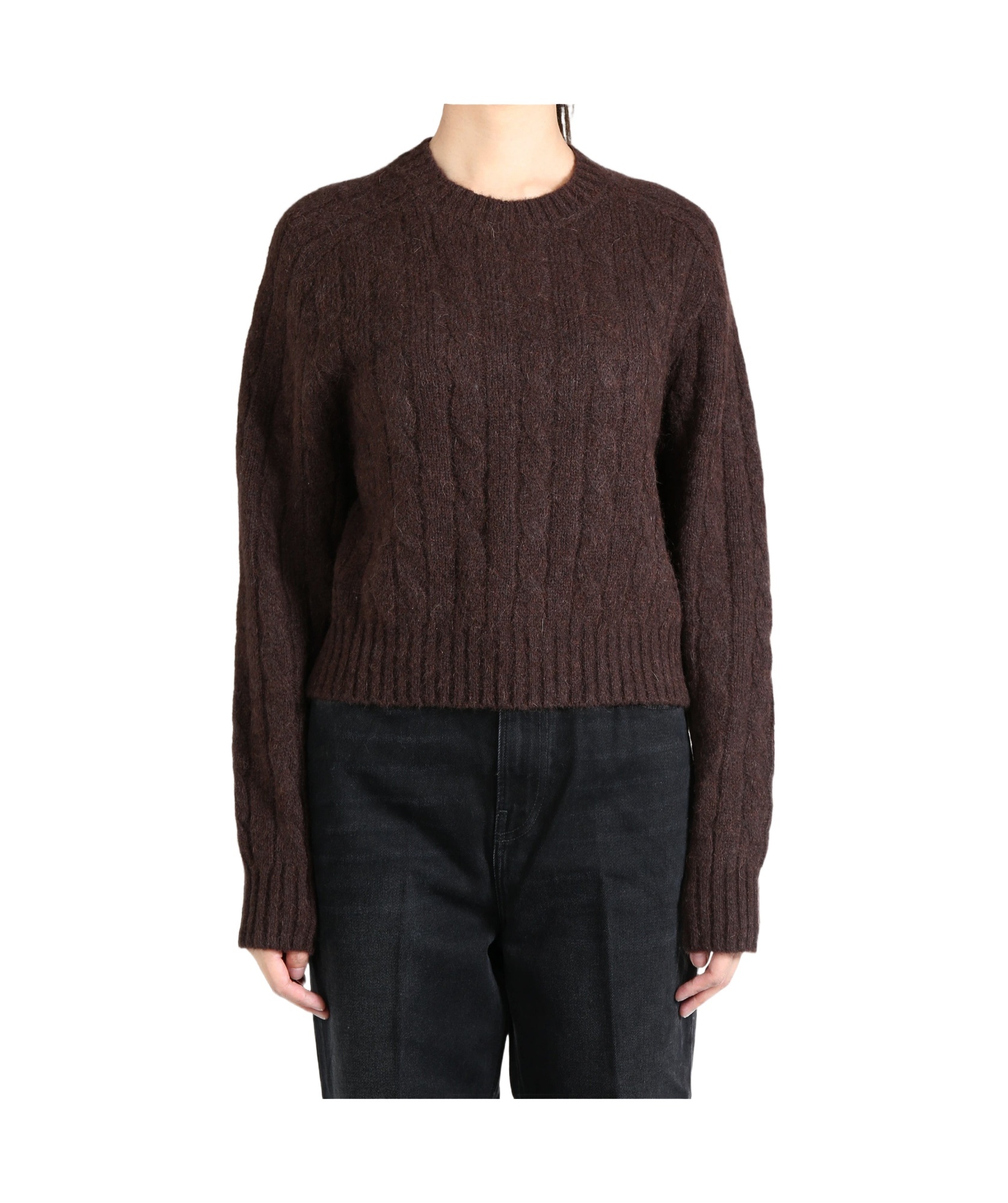 Polo Ralph Lauren Cable-knit Jumper In Black